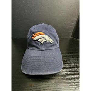Denver Broncos 47 Brand NFL Navy Blue strapback Cap Dad Hat OSFA‎ Blue